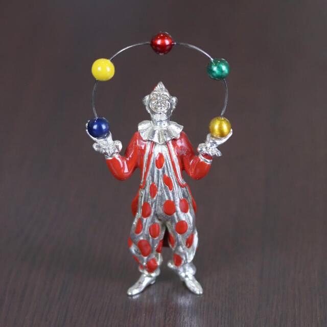 ティファニー　ピエロ　置物　インテリア スターリングシルバー】【中古】Tiffany（ティファニー）ピエロ tf-143