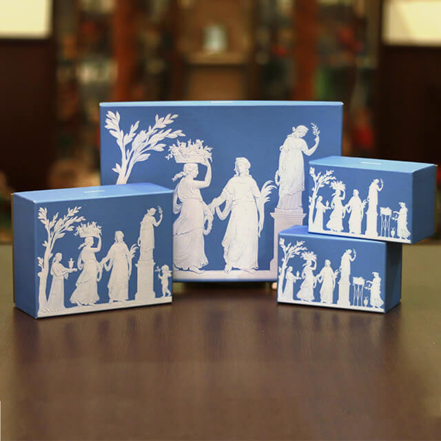 中古】WEDGWOOD（ウェッジウッド）家庭用4点ティーセット W-003【未
