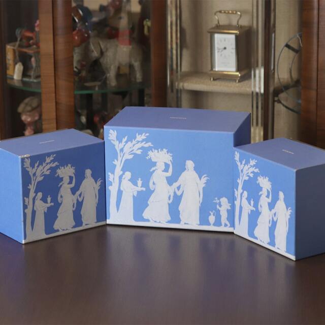 新古品】WEDGWOOD(ウェッジウッド) 家庭用3点ティーセット w-028 箱