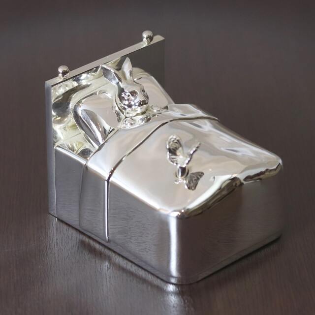 【中古】WEDGWOOD(ウェッジウッド) ピーターラビット オルゴール w-029 箱付き 【アンティーク】【イギリス製】《2025/2/27掲載》