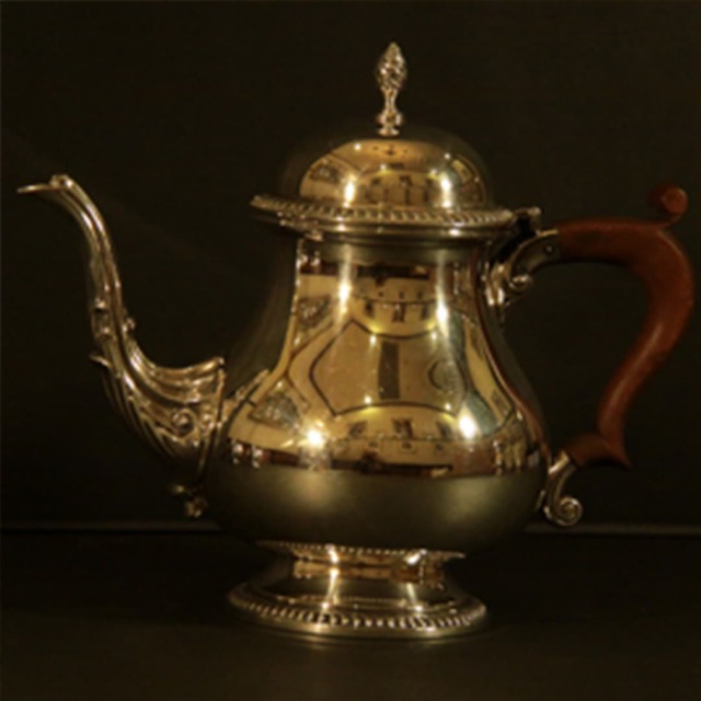 【Walker & Hall】 アールデコのティーサービス 4点 Walker & Hall】 アールデコのティーサービス 4点【シルバー