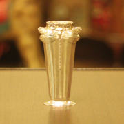 【中古】Christofle(クリストフル) アールヌーボ　花瓶 ch-91【アンティーク】【フランス製】【シルバー】