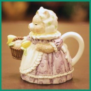 【中古】可愛いピッグのティーポット COLL-139【英国（イギリス）】【アンティーク】【装飾ティーポット】