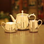 【中古】ELKINGTON（エルキントン） ホテル用3点ティーセット ek-332【アンティーク】【イギリス製】【シルバープレート】