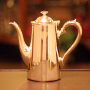 harrods（ハロッズ）ホテル用コーヒーポットHR-670【アンティーク】【中古】【イギリス製】【シルバープレート】