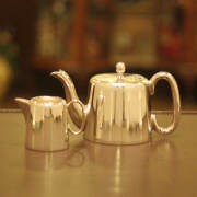 【中古】harrods（ハロッズ）ホテル用2点ティーセット HR-686【アンティーク】【イギリス製】【シルバープレート】