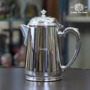 【中古】Harrods（ハロッズ）ホテル用コーヒーポット HR-789【アンティーク】【イギリス製】【シルバープレート】《2024/10/24掲載》