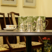 harrods（ハロッズ）ティーセット HR-604【アンティーク】【中古】【イギリス製】【シルバープレート】