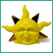 【中古】Andy Titicombデザイン　SUNBURSTコレクタブルティーポット（1994）COLL-103【装飾品】【置物】【英国（イギリス）】【装飾ティーポット】