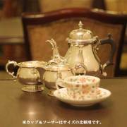 Mappin&Webb(マッピン&ウェッブ)家庭用３点ティーセット MW-105【アンティーク】【中古】【イギリス製】【シルバープレート】
