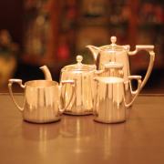 Mappin&Webb(マッピン&ウェッブ)ホテル用4点ティーセット MW-97【アンティーク】【中古】【イギリス製】【シルバープレート】
