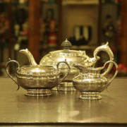 SHEFFIELD(シェフィールド) 家庭用3点ティーセット sh-767【アンティーク】【中古】【イギリス製】【シルバー】