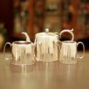 【中古】SHEFFIELD(シェフィールド) ホテル用3点ティーセット sh-804【アンティーク】【イギリス製】【シルバー】