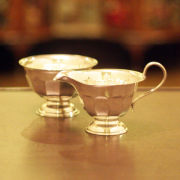 【中古】SHEFFIELD(シェフィールド) ミルクポット&シュガーポット sh-820【アンティーク】【イギリス製】【シルバー】