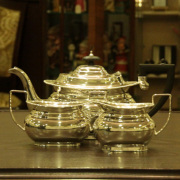 GARRARD(ガラード)3点ティーセット SH-760【アンティーク】【中古】【イギリス製】【シルバー】