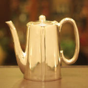 【中古】Walker & Hall（ウォーカー＆ホール）ホテル用コーヒーポット　WH-242【アンティーク】【イギリス製】【シルバープレート】