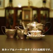 【中古】Walker & Hall（ウォーカー＆ホール）家庭用3点ティーセット　WH-292【アンティーク】【イギリス製】【シルバープレート】