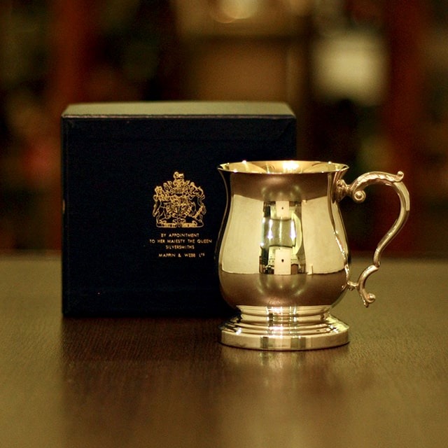 【中古】Mappin&Webb(マッピン&ウェッブ) ジョージアンマグ ケース付き　MW-242【アンティーク】【イギリス製】