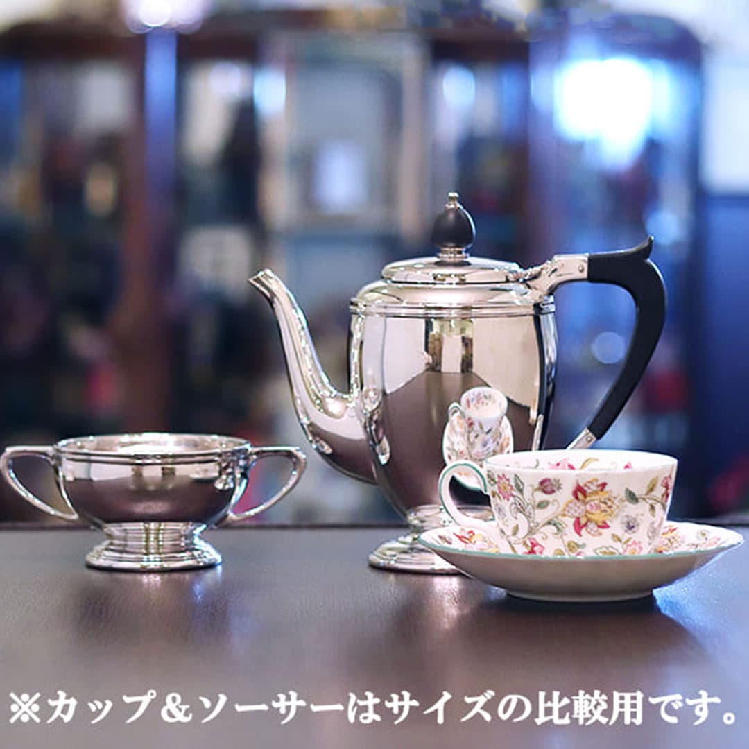 【中古】Mappin&Webb (マッピン&ウェッブ)家庭用2点コーヒーセット MW-259【アンティーク】【イギリス製】【シルバープレート】