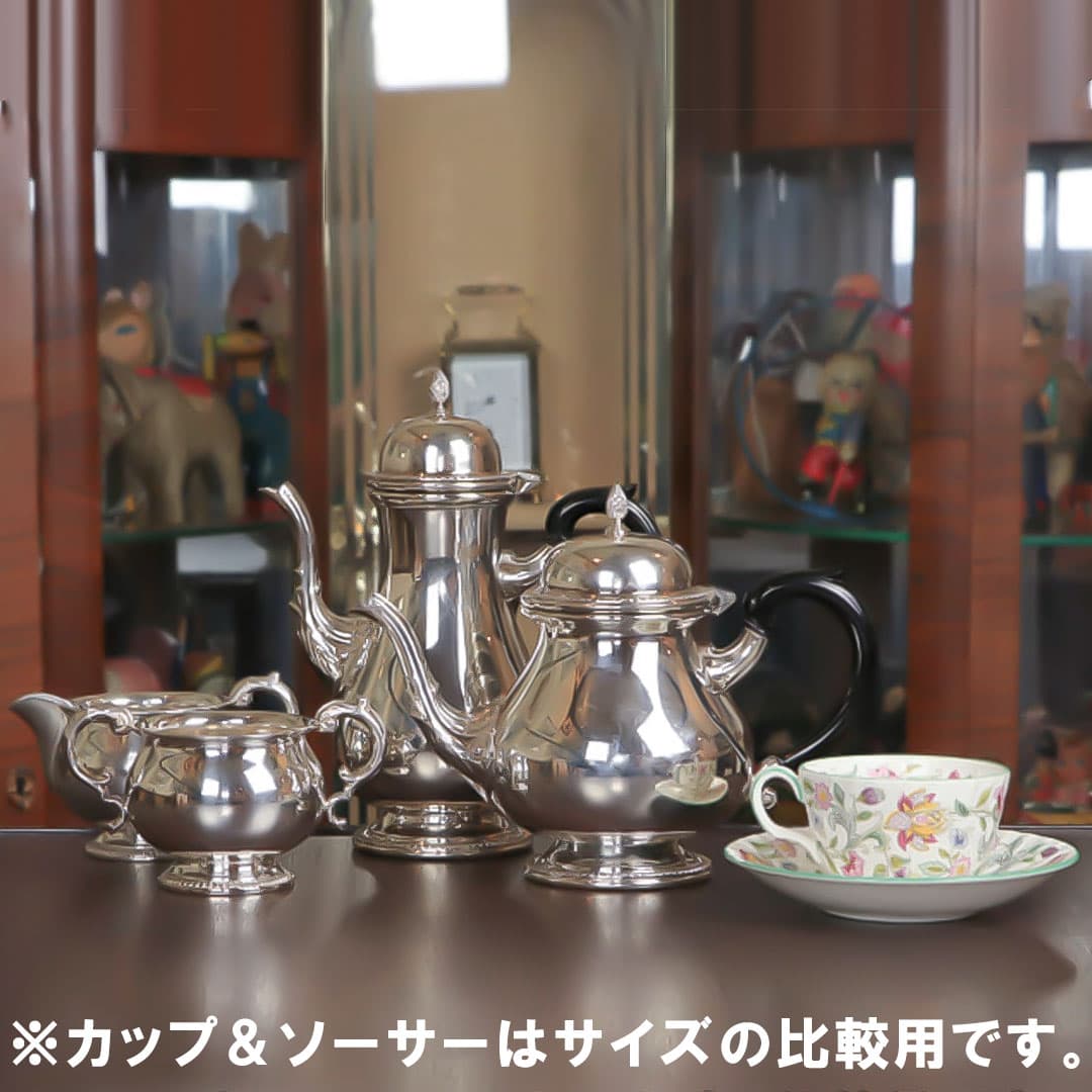 【中古】Mappin&Webb(マッピン&ウェッブ)　家庭用4点ティーセット MW-315【アンティーク】【イギリス製】【シルバープレート】