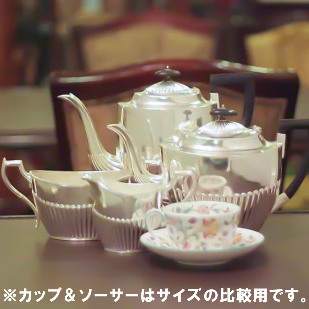 【中古】Mappin&Webb(マッピン&ウェッブ)家庭用4点ティーセット MW-98【アンティーク】【イギリス製】【シルバープレート】