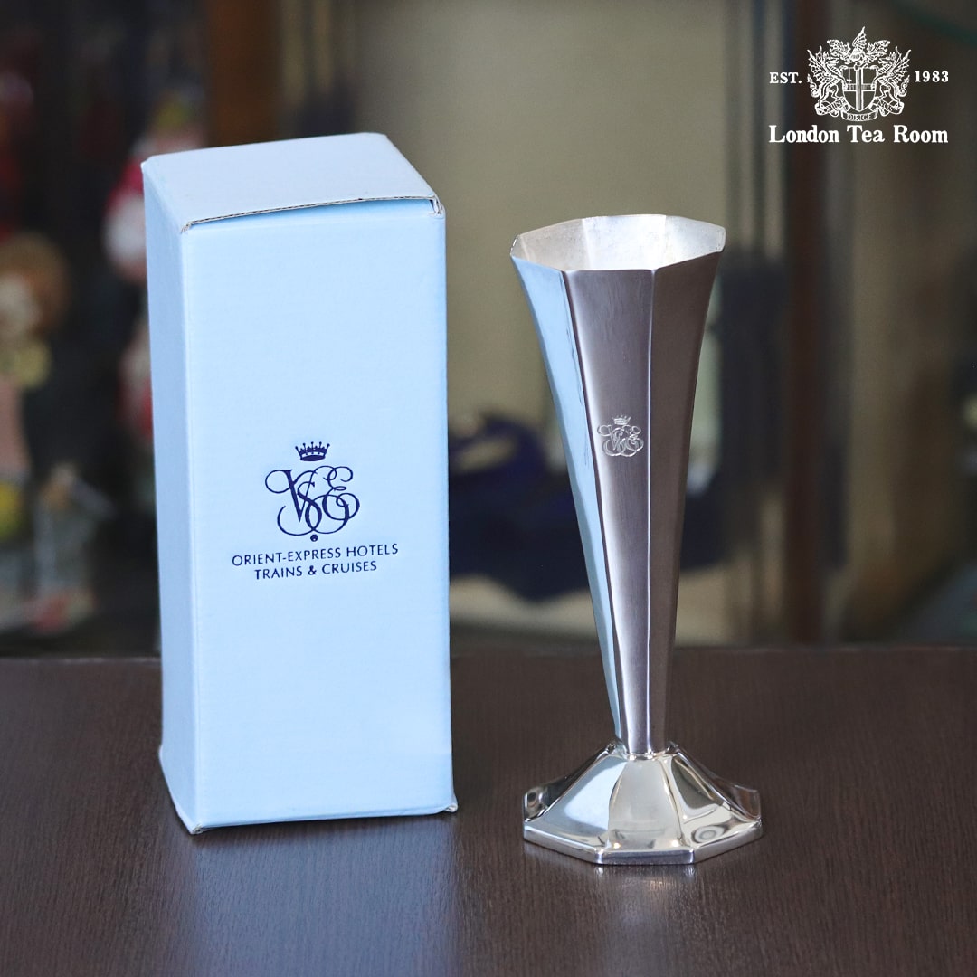 【中古】ORIENT-EXPRESS HOTELS オリエント急行  花瓶 箱付き OTH-23 【アンティーク】【シルバープレート】《2026/2/12掲載》