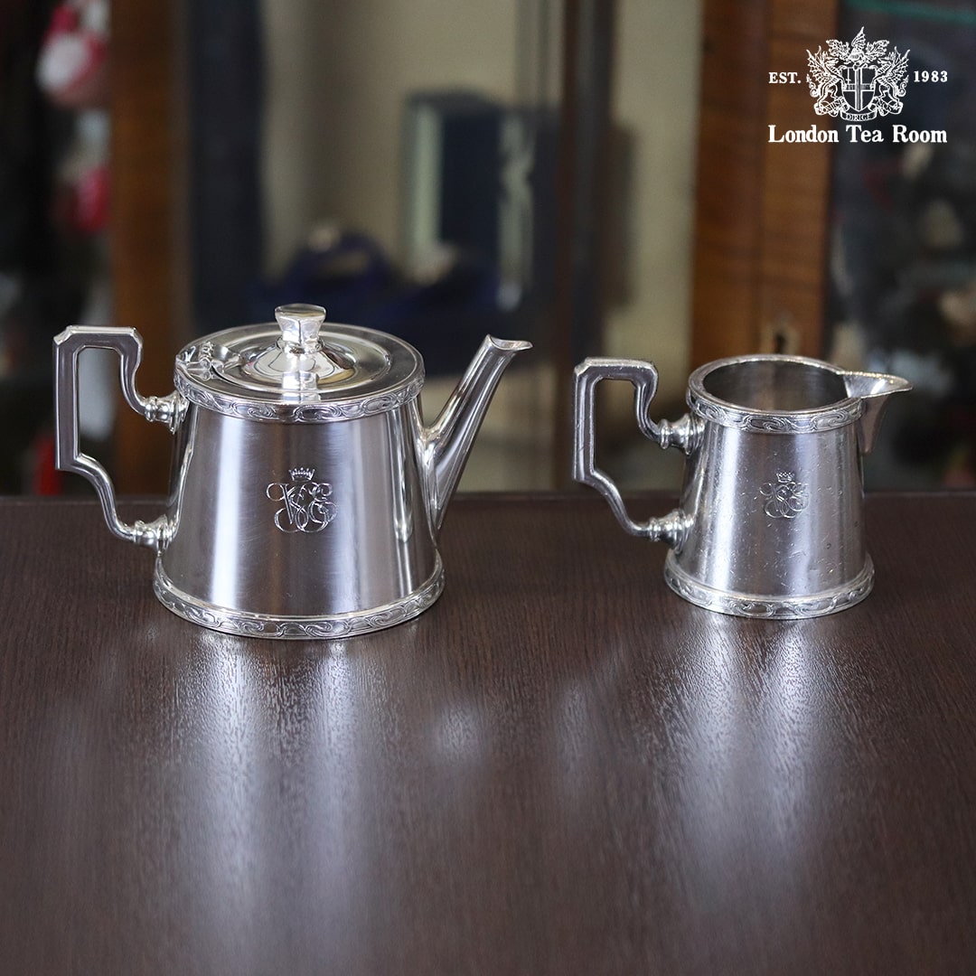 【中古】ERCUIS (エルキューイ) オリエント急行  オリジナルティーセット OTH-24 【アンティーク】【フランス製】【シルバープレート】《2026/1/15掲載》