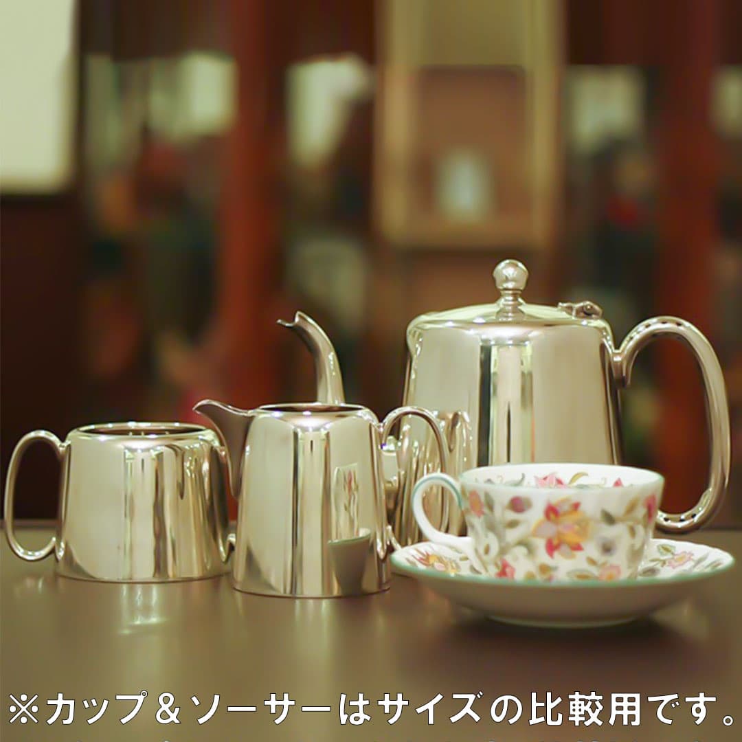 【中古】SHEFFIELD(シェフィールド) 業務用3点ティーセット sh-932【アンティーク】【イギリス製】【シルバープレート】