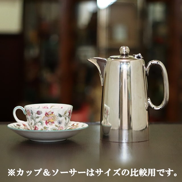 【中古】【アウトレット】SHEFFIELD(シェフィールド) コーヒーポット sh-953【アンティーク】【イギリス製】【シルバー】