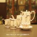 harrods（ハロッズ）ホテル用4点ティーセット HR-660【アンティーク】【中古】【イギリス製】【シルバープレート】
