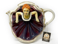 [紅茶専門店]The TEAPOTTERY製　踊り子型コレクタブルティーポット　数量限定（シリアルナンバー入り） COLL-102【中古】【装飾品】【置物】【英国（イギリス）】アンティーク