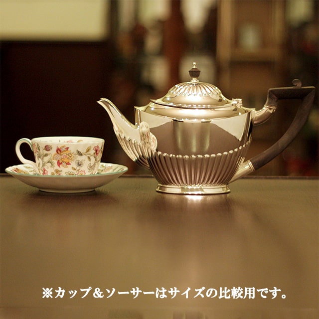 【中古】Tiffany（ティファニー）家庭用ティーポット　tf-105【アンティーク】【アメリカ製】【シルバープレート】