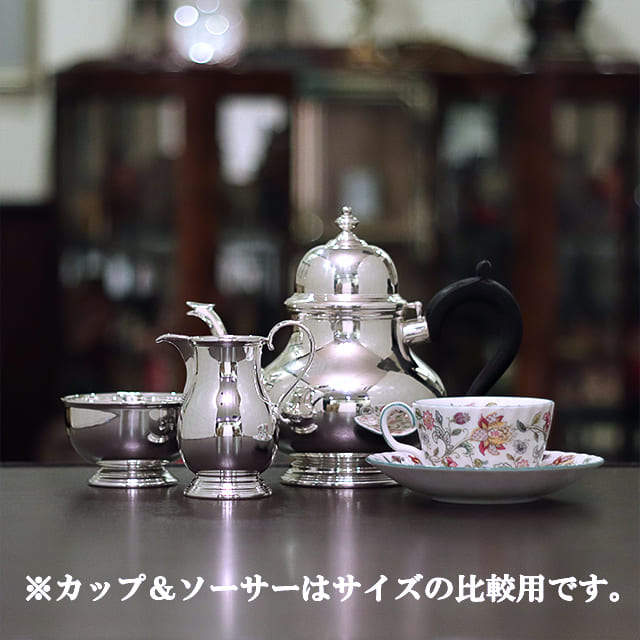 【中古】Tiffany（ティファニー）家庭用3点ティーセット　tf-109【アンティーク】【アメリカ製】【シルバープレート】
