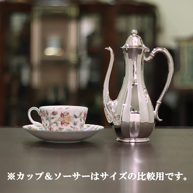 【中古】Tiffany（ティファニー）家庭用コーヒーポット　tf-118【アンティーク】【アメリカ製】【シルバープレート】