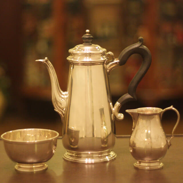 【スターリングシルバー】【中古】Tiffany（ティファニー）家庭用3点ティーセット tf-51【アンティーク】【アメリカ製】