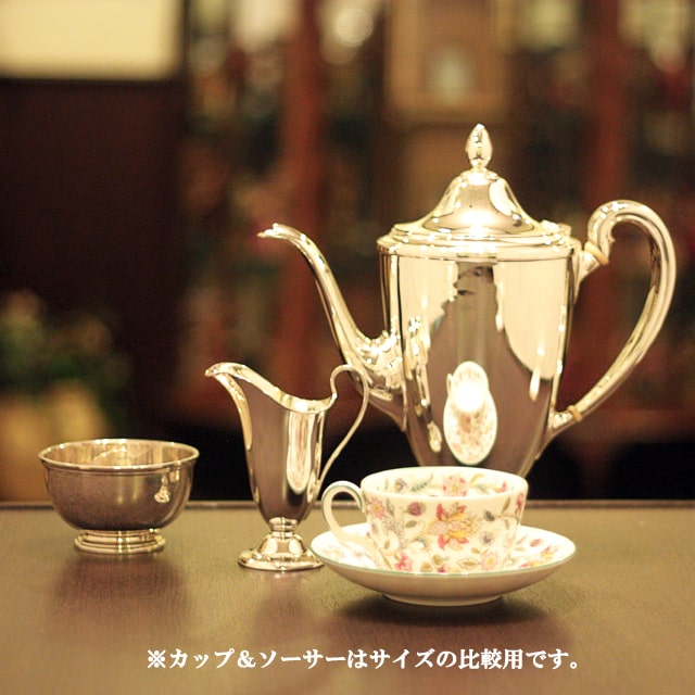 【中古】Tiffany（ティファニー）家庭用3点ティーセット　tf-61【アンティーク】【アメリカ製】【シルバープレート】