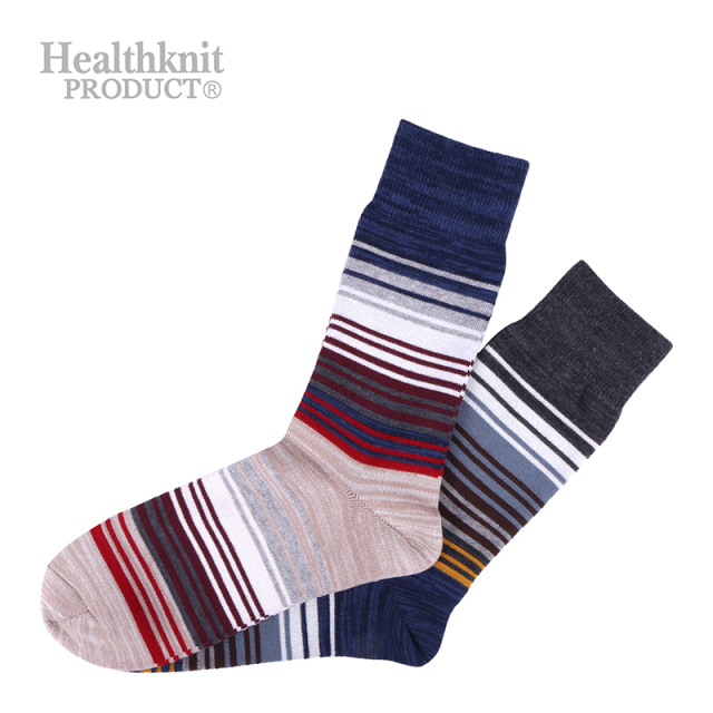 Healthknit PRODUCT メンズ 2P クルーソックス 182-3518