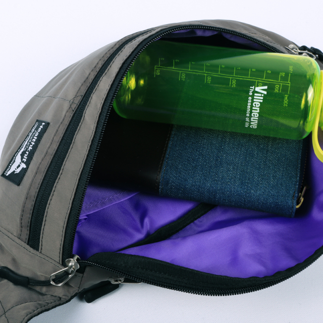 Healthknit Product 撥水シワナイロンウエストバッグ HKB-1149