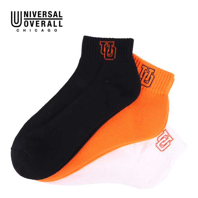UNIVERSAL OVERALL メンズ 3Pソックス LU-335