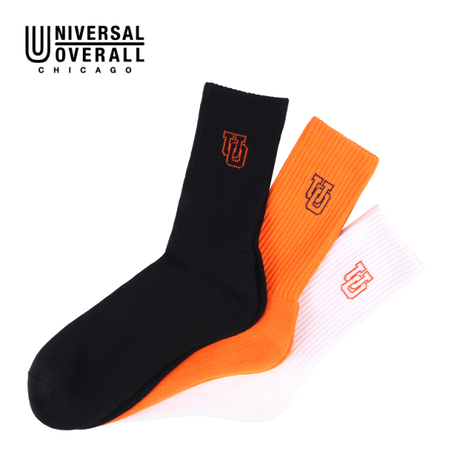 UNIVERSAL OVERALL メンズ 3Pソックス LU-337