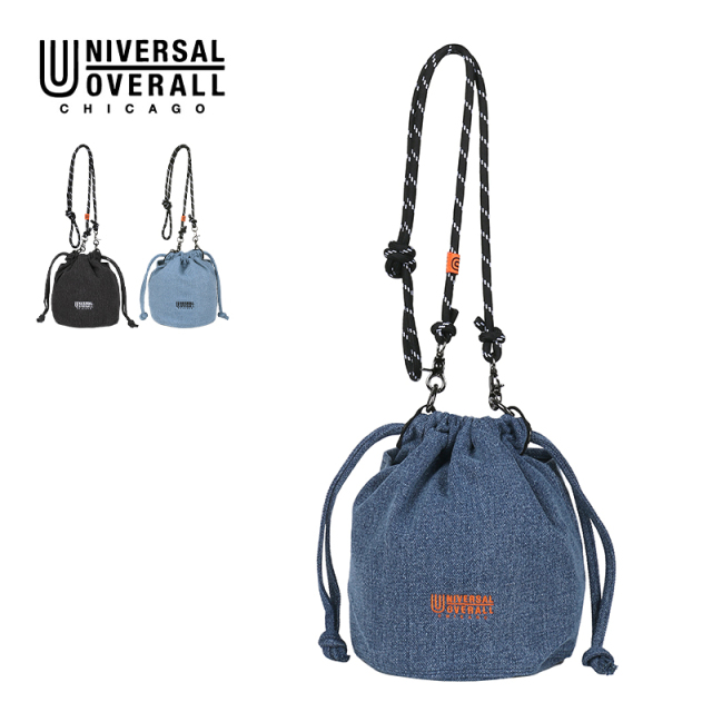 UNIVERSAL OVERALL デニム 巾着 UVO-214