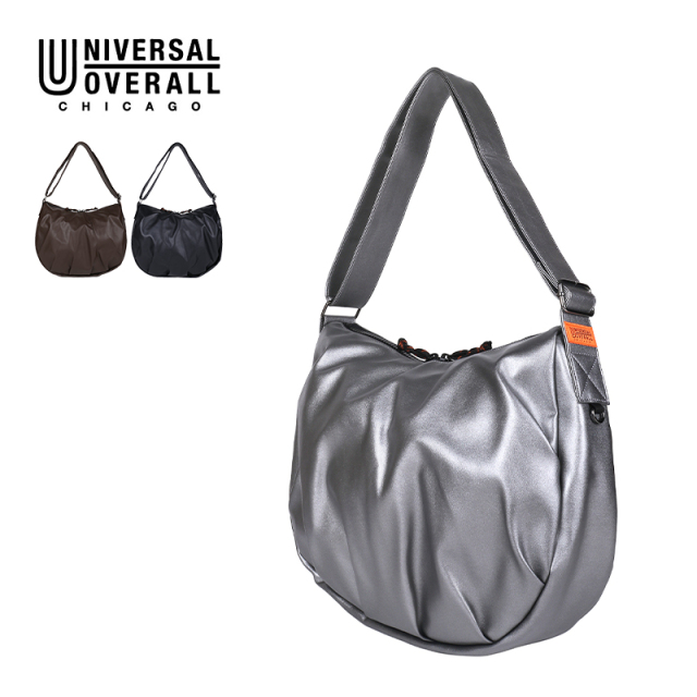 UNIVERSAL OVERALL ECO レザーホーボーショルダー (L) UVO-221