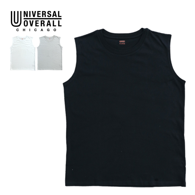 UNIVERSAL OVERALL 2Pパック ワイドヘビーウェイト ノースリーブ UVOP-003B