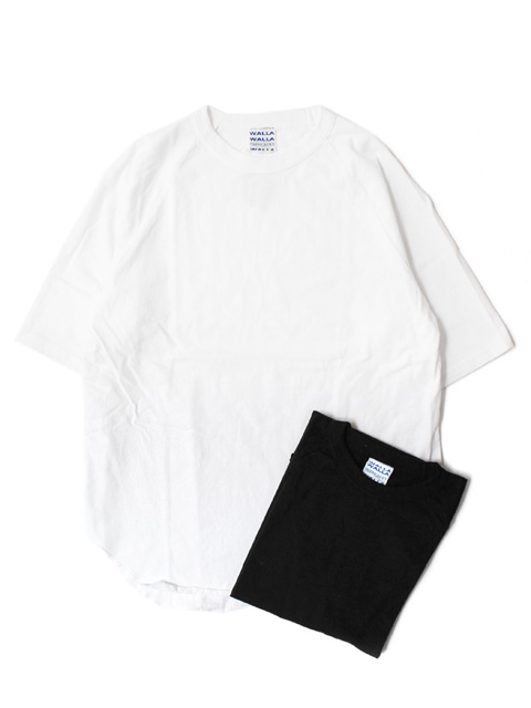 WALLA WALLA SPORT　1/2 SLEEVE LOOSE BASEBALL TEE  -Bespoke Model-