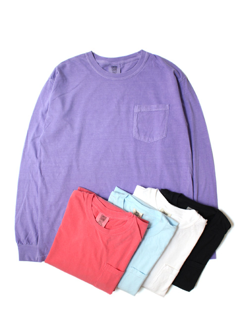 【40%OFF】COMFORT COLORS　6.1oz Pocket LS Tee （長袖）