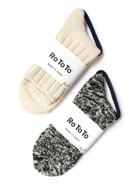 RoToTo　LOW GAUGE SLUB SOCKS