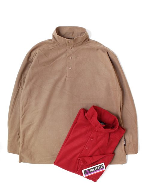 【DEAD STOCK】 SPORTS MASTER　POLARTEC MICRO FLEECE SNAP-T SHIRTS