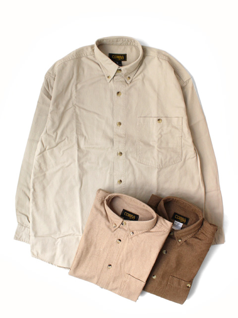 COBRA CAPS　Heavy Denim Long Sleeve -BEIGE-