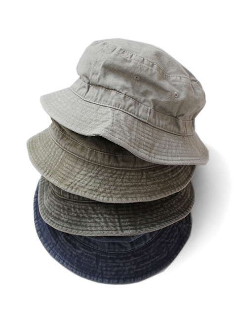 COBRA CAPS　Garment Washed Bucket Hat -Cotton-