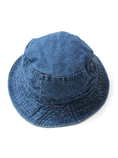 COBRA CAPS　Garment Washed Bucket Hat -Denim-